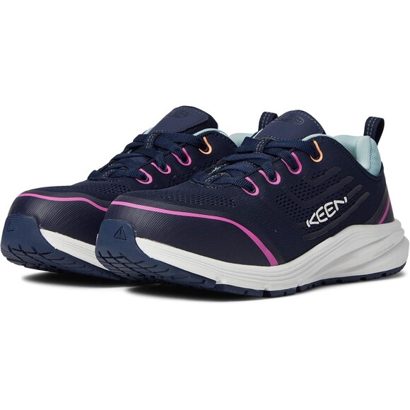 KEEN Utility‎ Women's 9 WIDE Minneapolis Carbon Fiber Safety-Toe Work Shoe BLUE - Picture 1 of 7